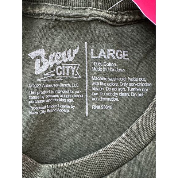 Brew City Budweiser "King‎ of Beers" Tee - Size Large Men's - NWT - Picture 4 of 5
